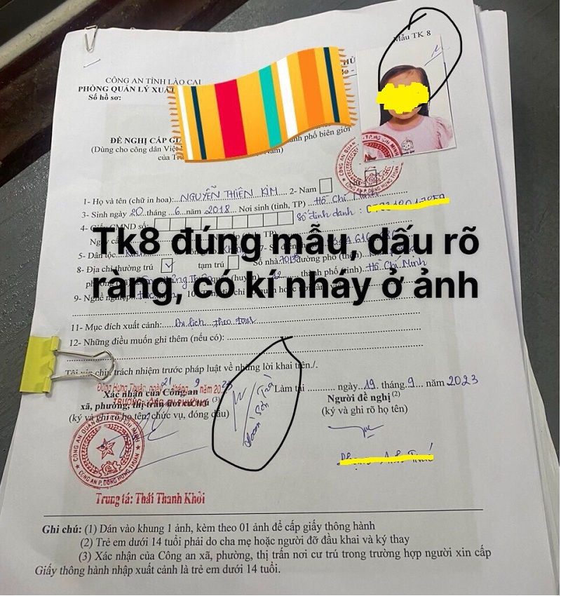 Mẫu TK8 dành cho trẻ em mới nhất Mẫu TK8 dành cho trẻ em mới nhất